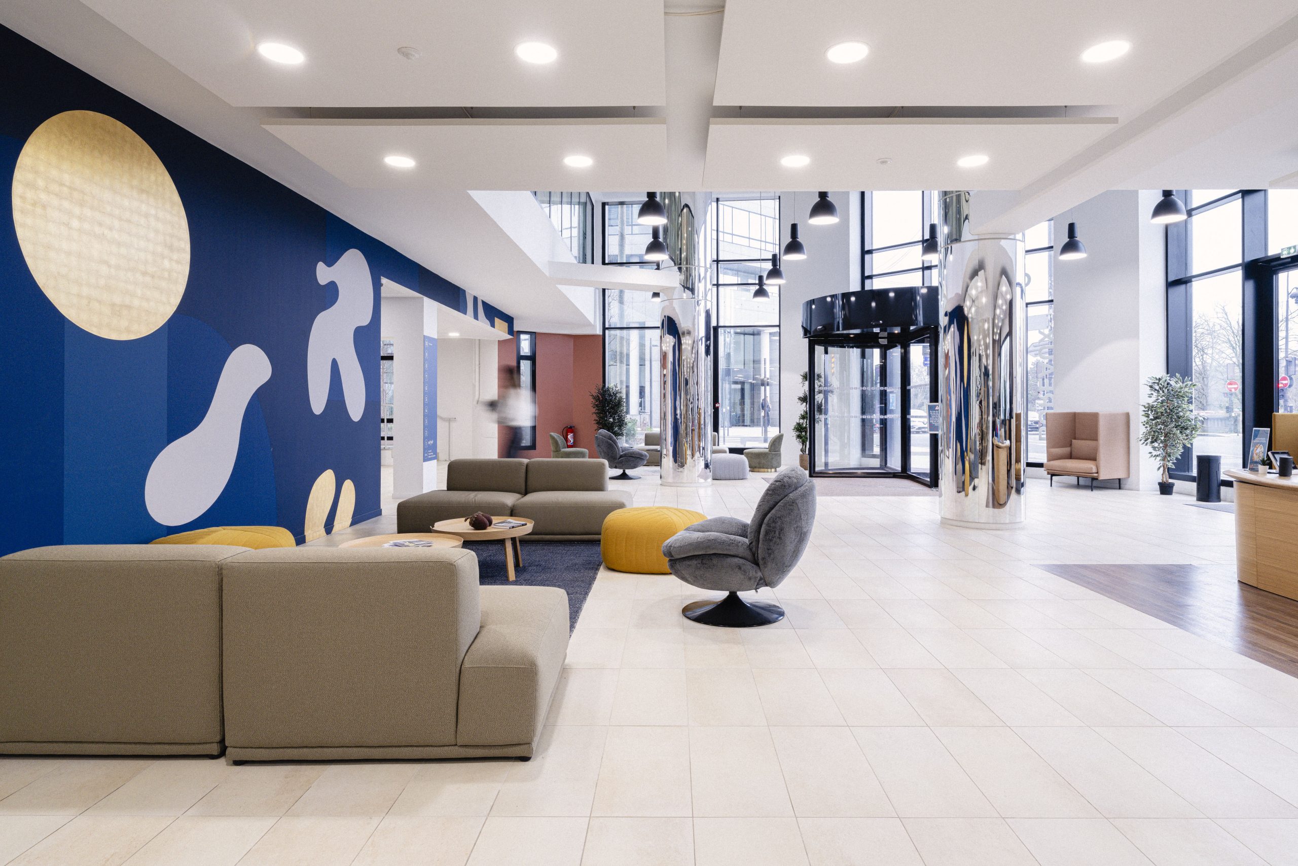 Un espace de travail lumineux