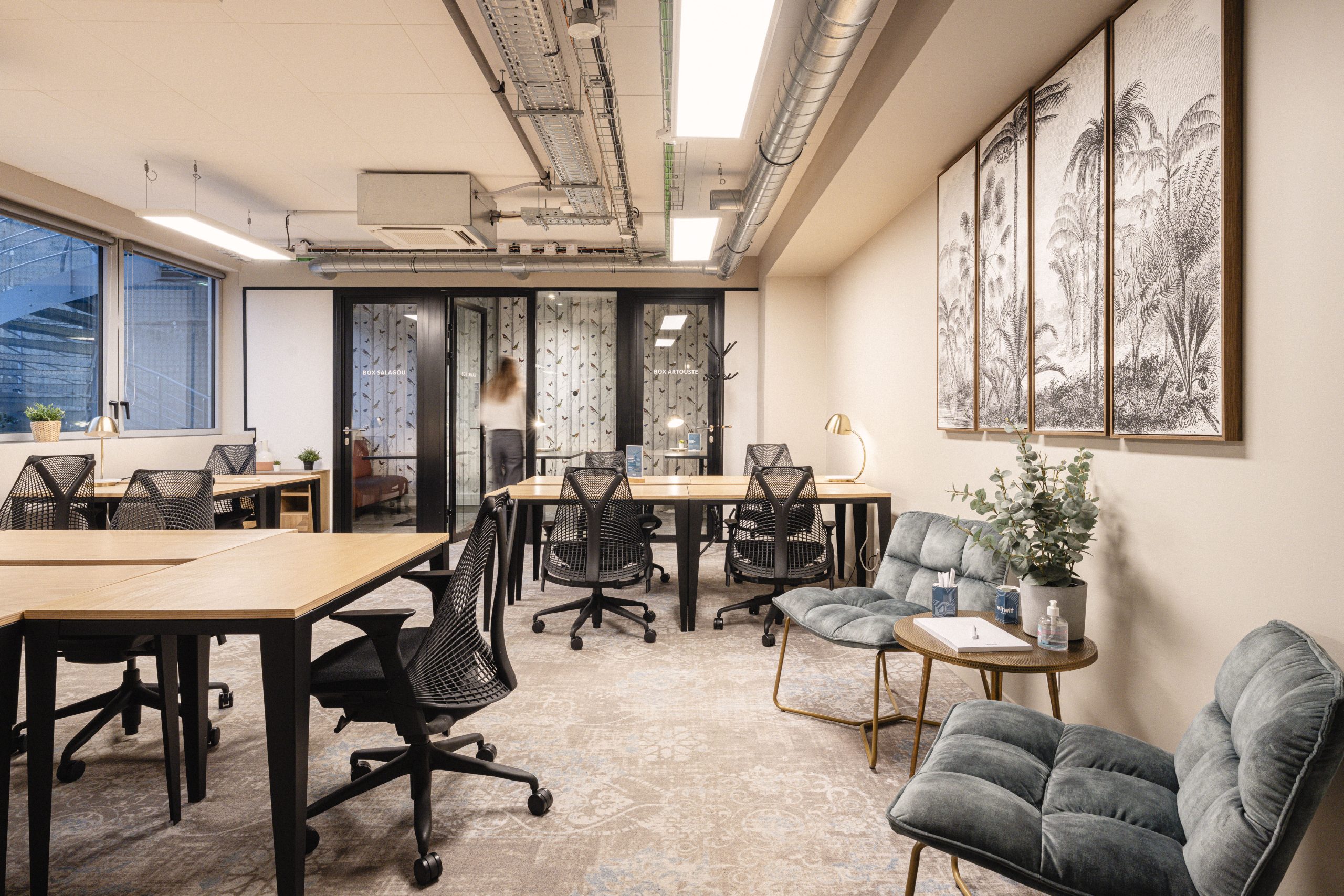 Des espaces lumineux avec terrasse